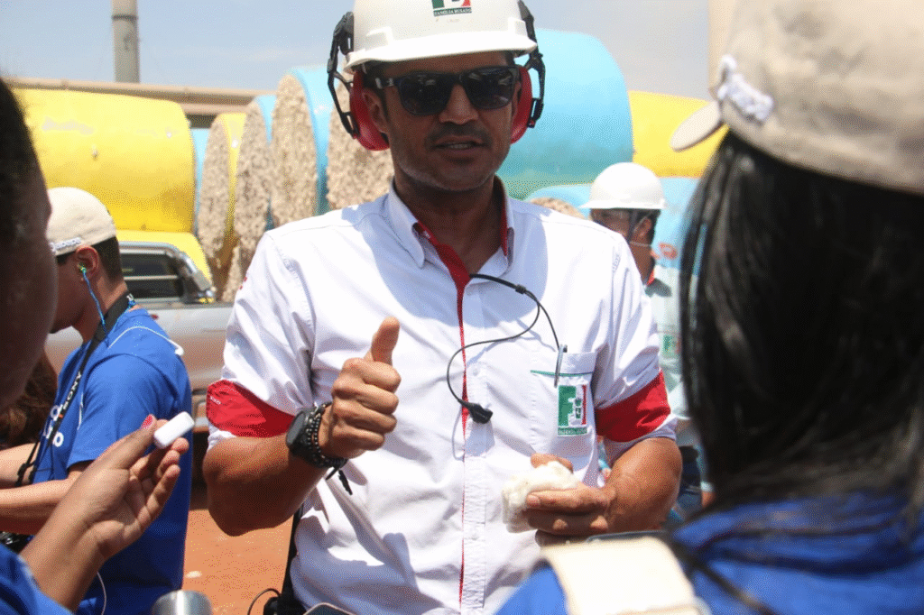 Lieze Pinheiro, Gerente de Produção da Fazenda Busato Cotton (Foto: Kaio Ílic)