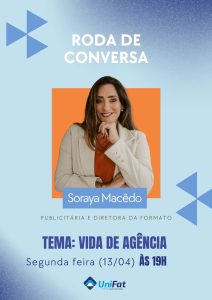 Alunos de Publicidade e Propaganda da UNIFAT participam de roda de conversa sobre vida de agência
